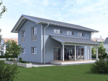 Architekturentwurf Ideenreich V3 Terassenbereich mit französischen Balkon