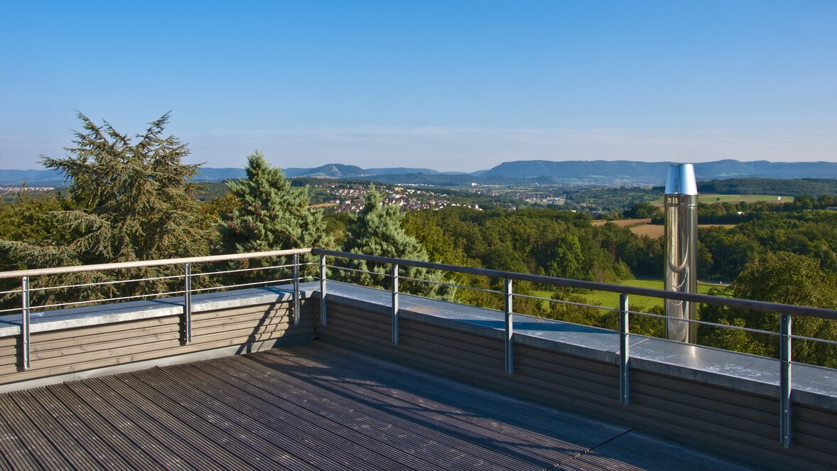 Dachterrasse von Wiesenhütter