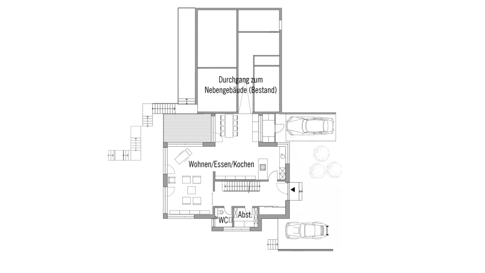 Grundriss von Wiesenhütter Erdgeschoss