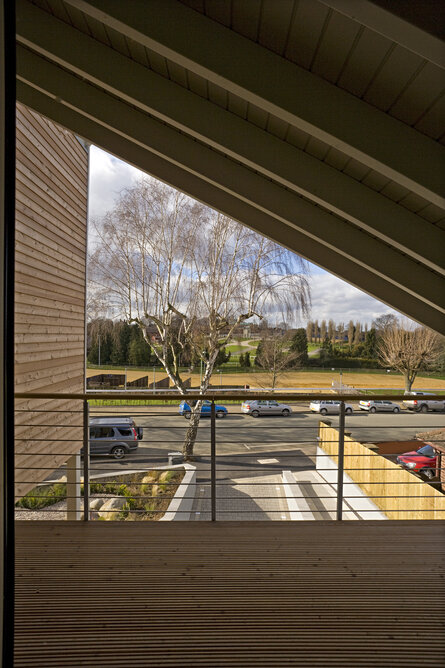 Überdachter Balkon von Webb