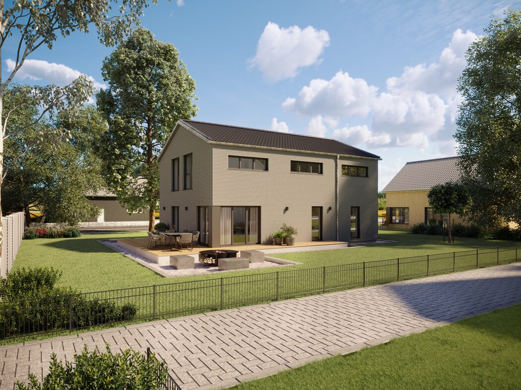 Häuser Grundrisse zum Weiterplanen Hochhinaus Garten