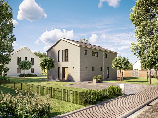 Häuser Grundrisse zum Weiterplanen Hochhinaus Eingangbereich