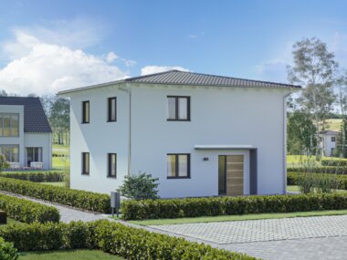 Architekturentwurf Stadthaus Eingangsbereich