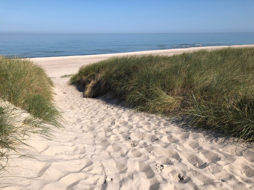 Ferienhaus hinterm Strand