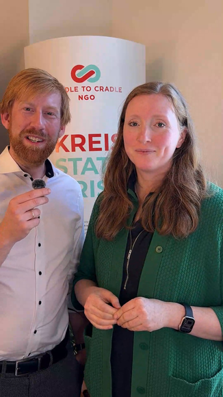 <p><span style="color: rgb(59, 56, 56); font-size: 9pt; font-family: Arial, sans-serif; vertical-align: baseline; white-space: pre-wrap; font-variant-numeric: normal; font-variant-east-asian: normal; font-variant-ligatures: normal; font-variant-alternates: normal;">Tim Janßen,</span><br /><span>Nora Sophie Griefahn<br /><span style="color: rgb(59, 56, 56); font-size: 9pt; font-family: Arial, sans-serif; vertical-align: baseline; white-space: pre-wrap; font-variant-numeric: normal; font-variant-east-asian: normal; font-variant-ligatures: normal; font-variant-alternates: normal;">Cradle to Cradle NGO</span><br /></span></p>